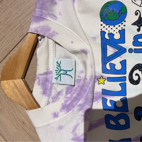 I Believe in Magic Purple Tie-Dye Tee - Picture 4 of 6